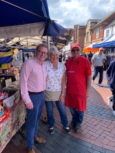 Marcus at Nuneaton Market